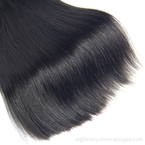 shopping websites 100% virgin human double drawn indian hair, straight hair weave indian remy human hair